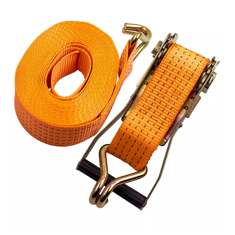 Sabuk Beban Pengikat Kargo Poliester Truk Pengangkut Tugas Berat 50mm 5t