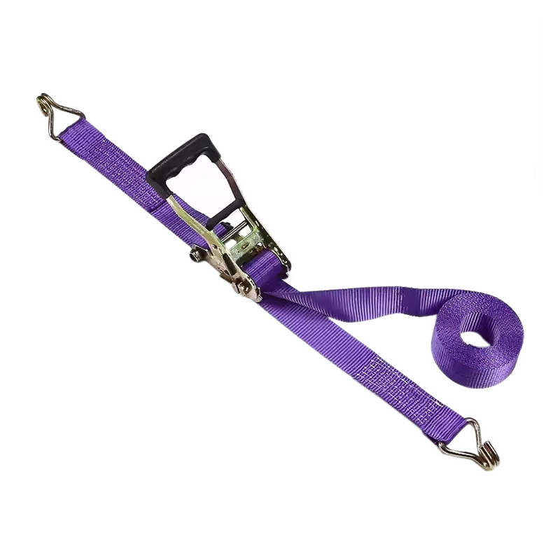 Tali Ratchet Gagang Karet Jari Ungu 38Mm 3T dengan Kait Kawat