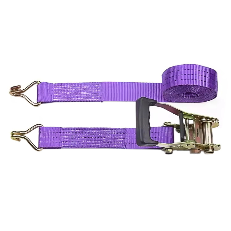 Tali Ratchet Gagang Karet Jari Ungu 38Mm 3T dengan Kait Kawat