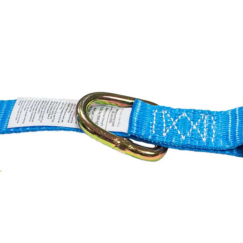 Tali Ratchet 1'' X 15' Logo Khusus dengan J-Hook dan D-Ring