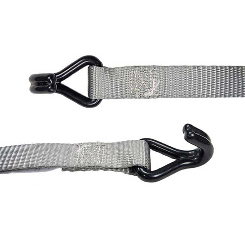 Tali Ratchet Gagang Lapis Karet 1'' X 15' dengan Kait Kawat Lapis Vinil