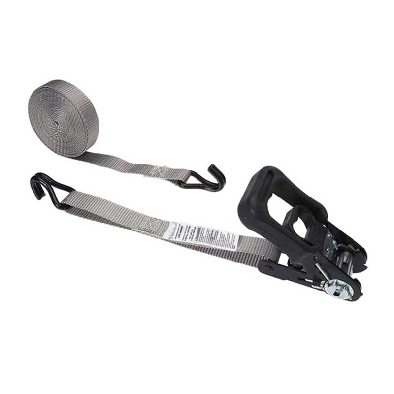 Tali Ratchet Gagang Lapis Karet 1'' X 15' dengan Kait Kawat Lapis Vinil