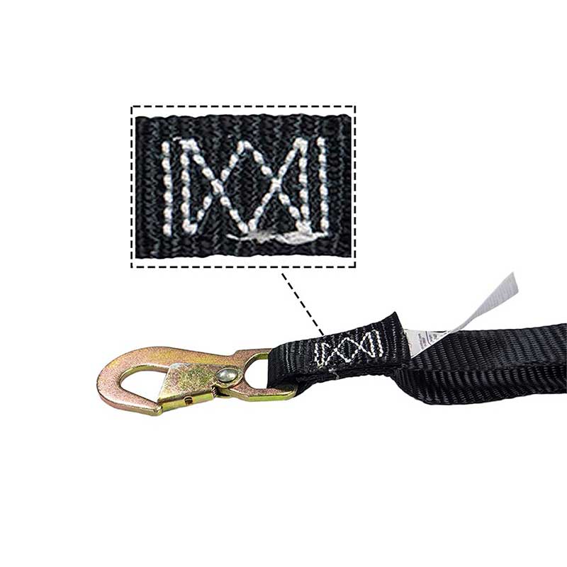Tali Gesper Ratchet Poliester 1'' X 6' dengan Kait Jepret Datar