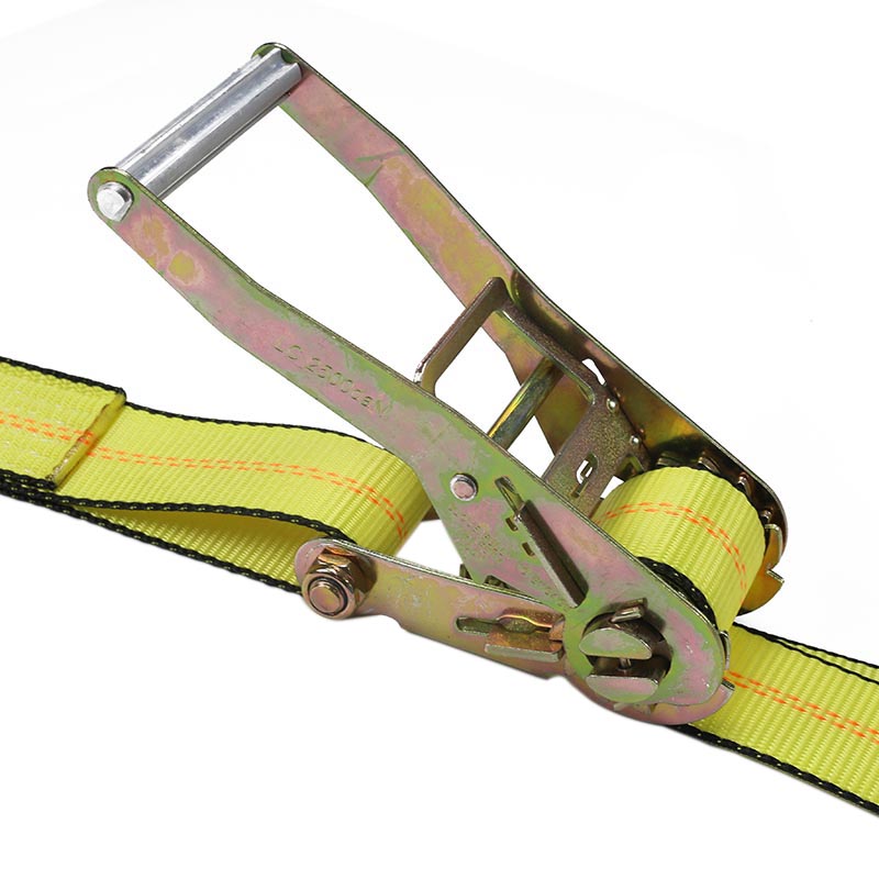 Tali Ratchet Kait Datar 2'' untuk Pengamanan Beban Truk Trailer
