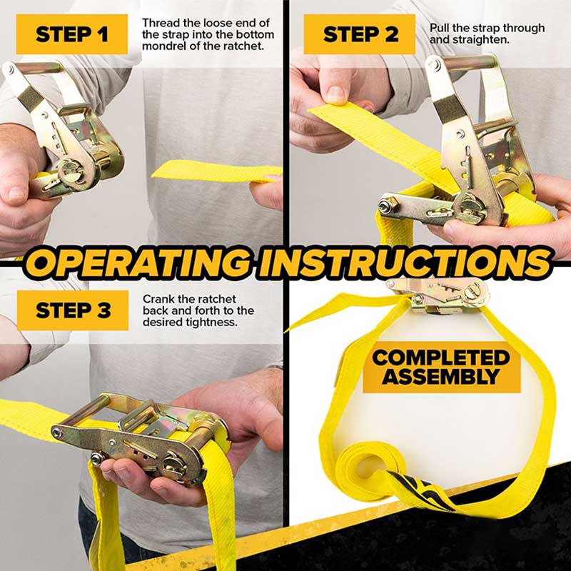 Tali Ratchet Tak Berujung Kuning Force 2 X 10'