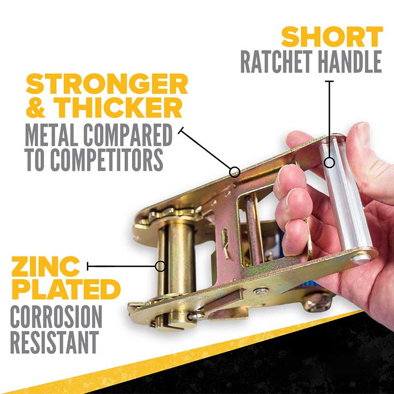 Tali Ratchet Tak Berujung Tugas Berat Kuning Force 2 X 20'