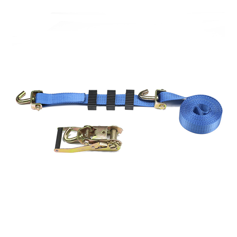 Kait Putar Tali Ratchet Tugas Berat 2 INCH Dan Blok Karet